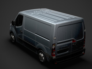 vauxhall movano l1h1 van 2020 Modelo 3D