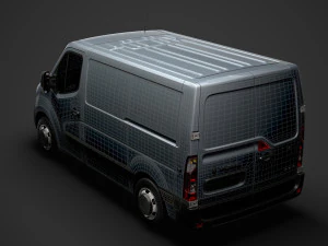 Opel Movano l1h1 furgone 2020 Modello 3D