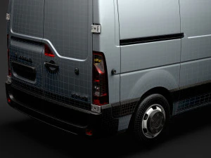 Opel Movano l1h1 furgone 2020 Modello 3D