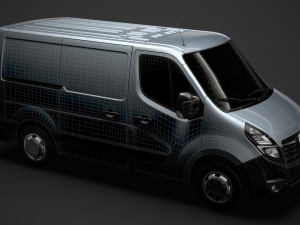 vauxhall movano l1h1 van 2020 Modelo 3D