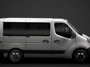 vauxhall movano l1h1 windowvan 2020 3D 模型