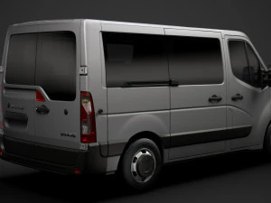 vauxhall movano l1h1 windowvan 2020 3D Model