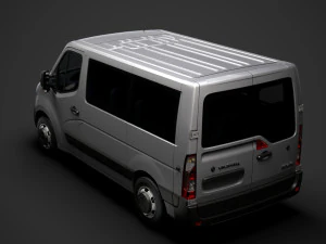 vauxhall movano l1h1 windowvan 2020 3D Model