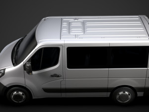 vauxhall movano l1h1 windowvan 2020 3D 模型