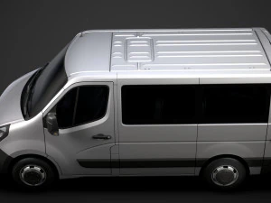 vauxhall movano l1h1 windowvan 2020 3D Model