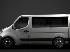vauxhall movano l1h1 windowvan 2020 3D 模型