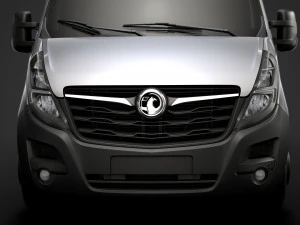vauxhall movano l1h1 windowvan 2020 3D Model