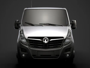 vauxhall movano l1h1 windowvan 2020 3D Model
