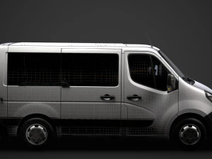 vauxhall movano l1h1 windowvan 2020 3D Model