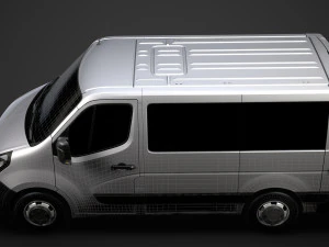 vauxhall movano l1h1 windowvan 2020 3D Model