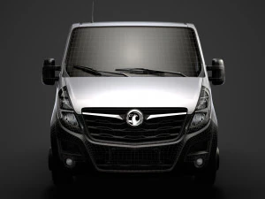 vauxhall movano l1h1 windowvan 2020 3D Model