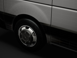 vauxhall movano l1h1 windowvan 2020 3D 模型