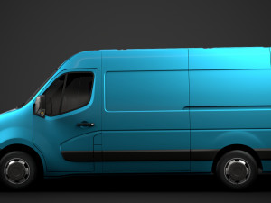 nissan nv 400 l2h2 van 2020 Modelo 3D
