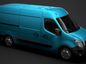 nissan nv 400 l2h2 van 2020 Modelo 3D