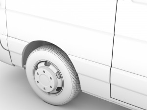nissan nv 400 l2h2 van 2020 Modelo 3D