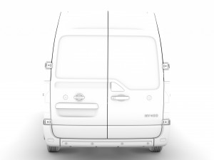 nissan nv 400 l2h2 van 2020 Modelo 3D