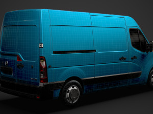nissan nv 400 l2h2 van 2020 Modelo 3D