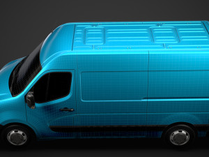 nissan nv 400 l2h2 van 2020 Modelo 3D
