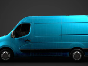 nissan nv 400 l2h2 van 2020 3D Model