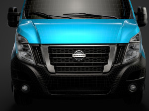 nissan nv 400 l2h2 van 2020 Modelo 3D