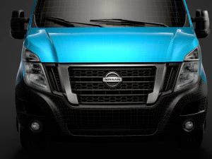 nissan nv 400 l2h2 van 2020 3D Model
