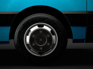 nissan nv 400 l2h2 van 2020 3D Model