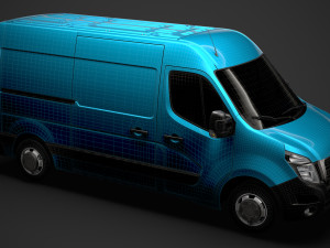 nissan nv 400 l2h2 van 2020 Modelo 3D