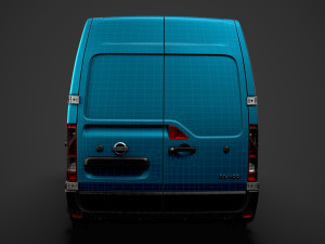 nissan nv 400 l2h2 van 2020 Modelo 3D