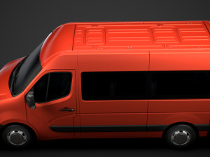 nissan nv 400 l2h2 windowvan 2020 3D Модель