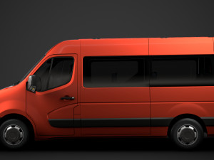 nissan nv 400 l2h2 windowvan 2020 3D Модель