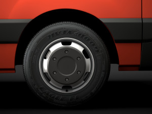 nissan nv 400 l2h2 windowvan 2020 3D Модель