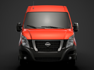 nissan nv 400 l2h2 windowvan 2020 3D Модель