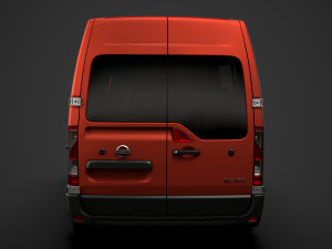 nissan nv 400 l2h2 windowvan 2020 3D Модель