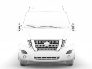 nissan nv 400 l2h2 windowvan 2020 3D Модель