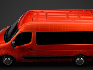 nissan nv 400 l2h2 windowvan 2020 3D Модель