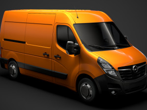 opel movano l2h2 van 2020 3Dモデル