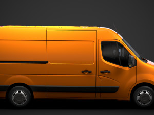 opel movano l2h2 van 2020 3D Model