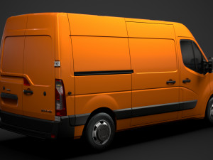 opel movano l2h2 van 2020 3D Model