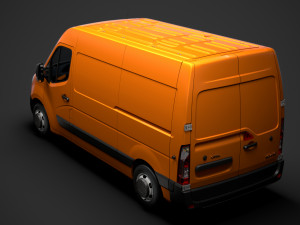opel movano l2h2 van 2020 3D Model