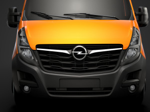 opel movano l2h2 van 2020 3D Model
