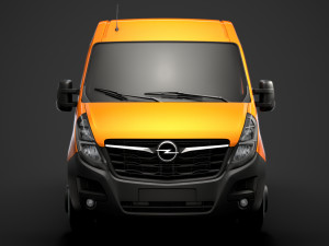 opel movano l2h2 van 2020 3D Model