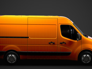 opel movano l2h2 van 2020 3D Model