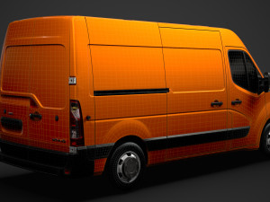 opel movano l2h2 van 2020 3D Model