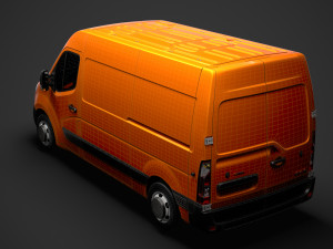 opel movano l2h2 van 2020 3D Model