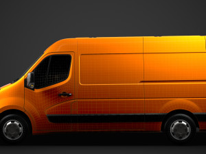 opel movano l2h2 van 2020 3D Model