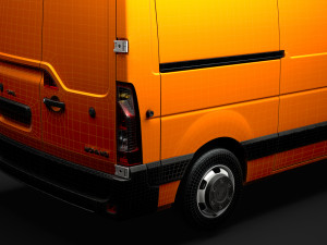 opel movano l2h2 van 2020 3D Model
