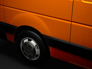 opel movano l2h2 van 2020 3D Model