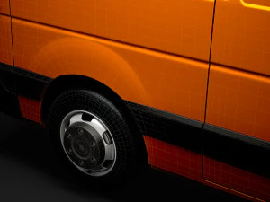 opel movano l2h2 van 2020 3D Model