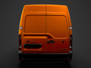 opel movano l2h2 van 2020 3D Model