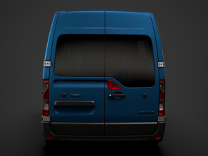 opel movano l2h2 windowvan 2020 Modelo 3D